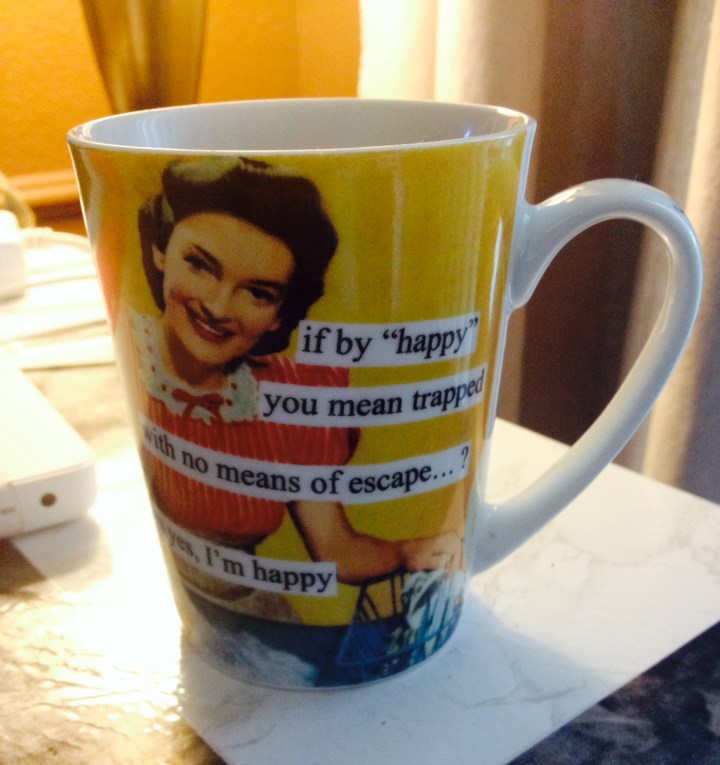 I need that first cup of coffee...by myself...please!